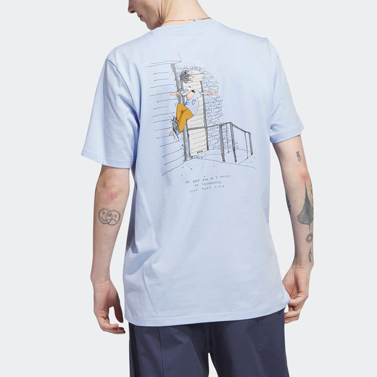 ADIDAS ORIGINALS H JONES SS TEE      BLUDAW/MUL