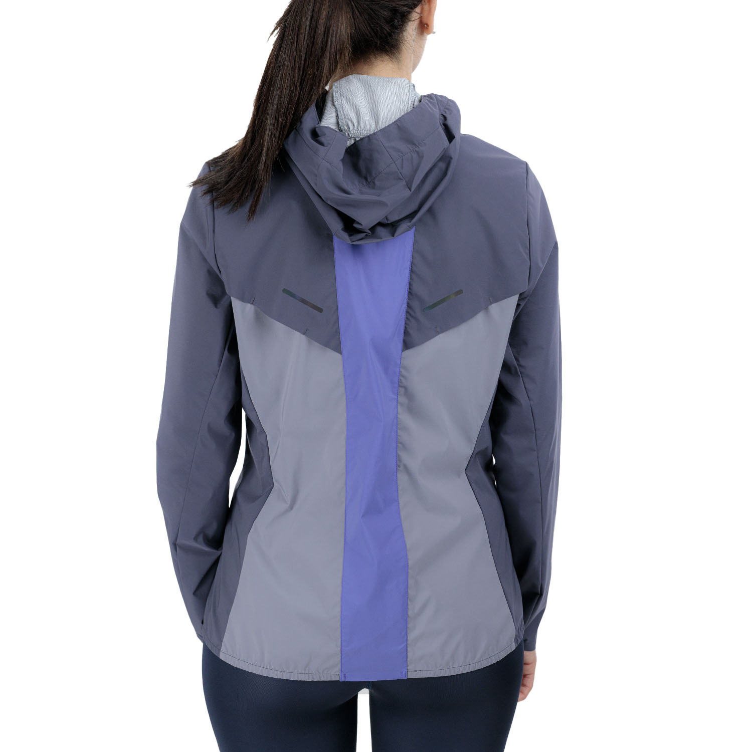MIZUNO WOMENS TECH THERMAL CHARGE HOODED JACKET - QUICKSILVER