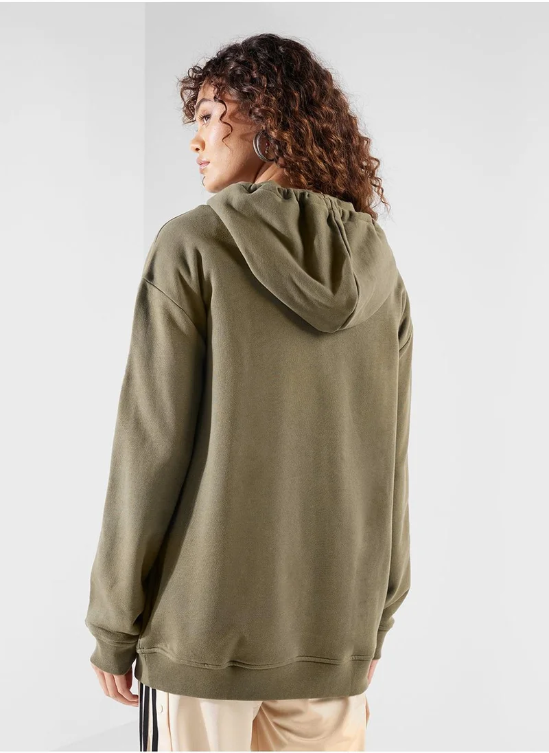 ADIDAS ORIGINALS WOMENS ESS HOODIE OLISTR