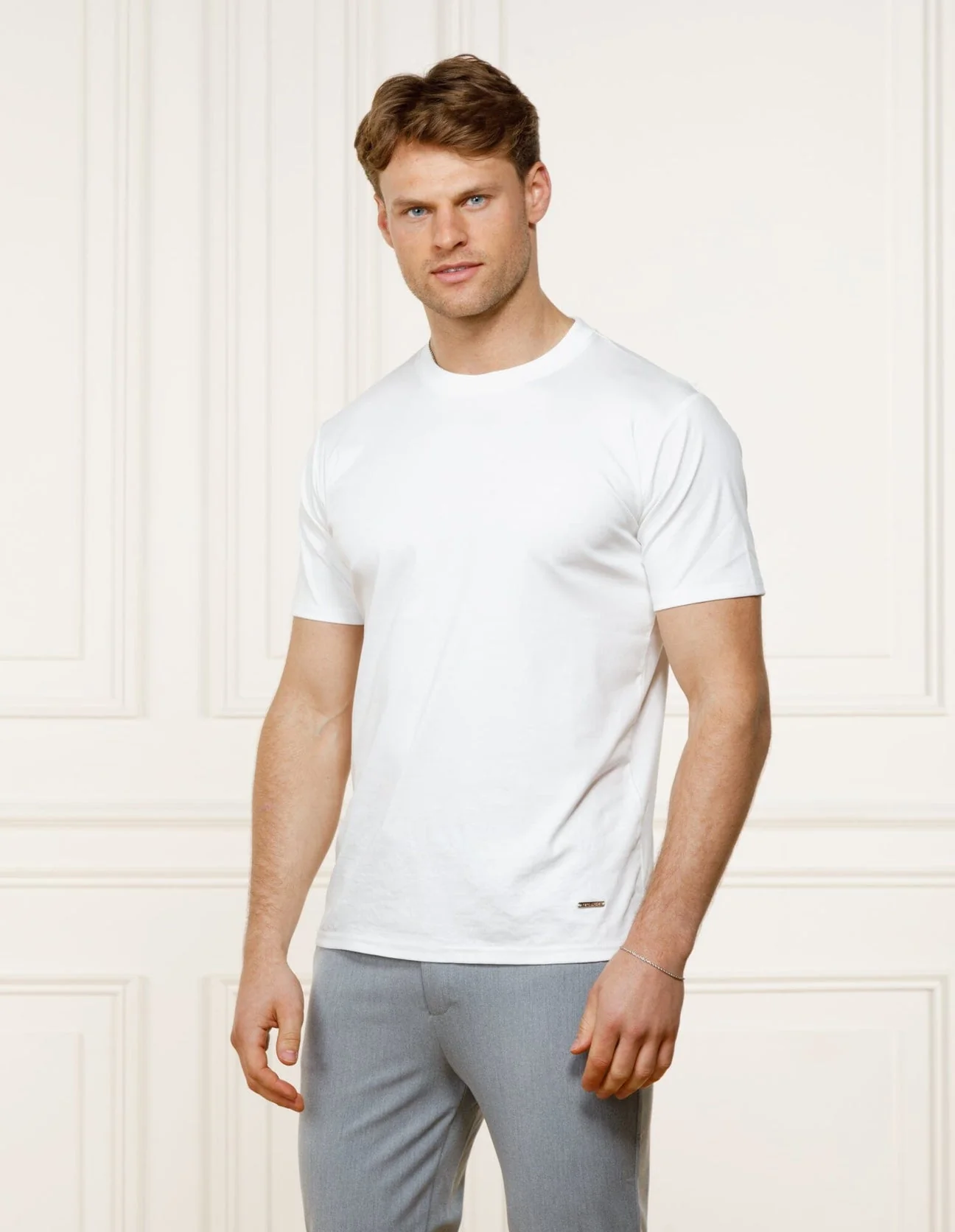 BELIER SS MERCERISED PREMIUM T-SHIRT - WHITE