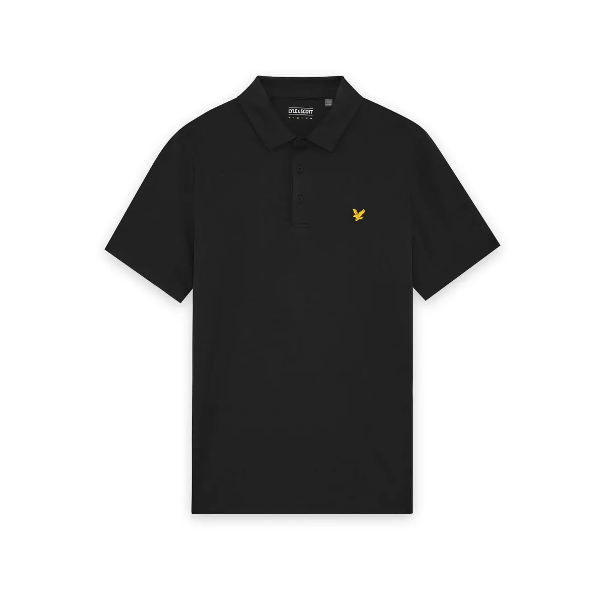 LYLE & SCOTT GOLF TOUR POLO SHIRT - JET BLACK