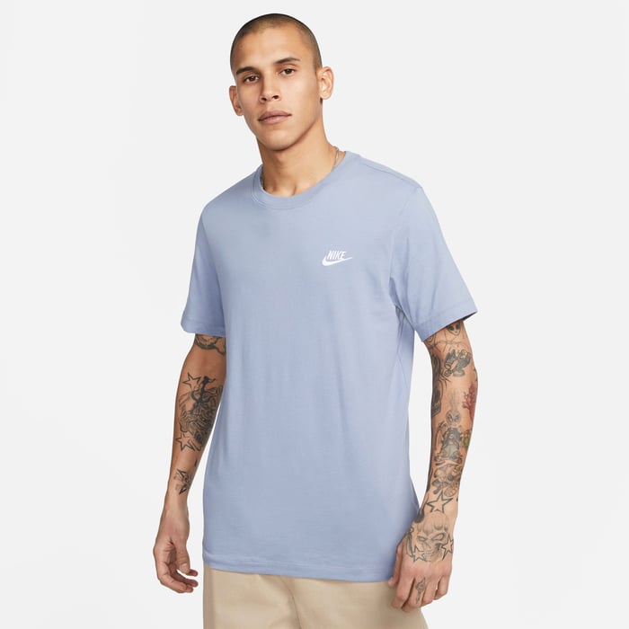 NIKE CLUB TEE - ASHEN SLATE