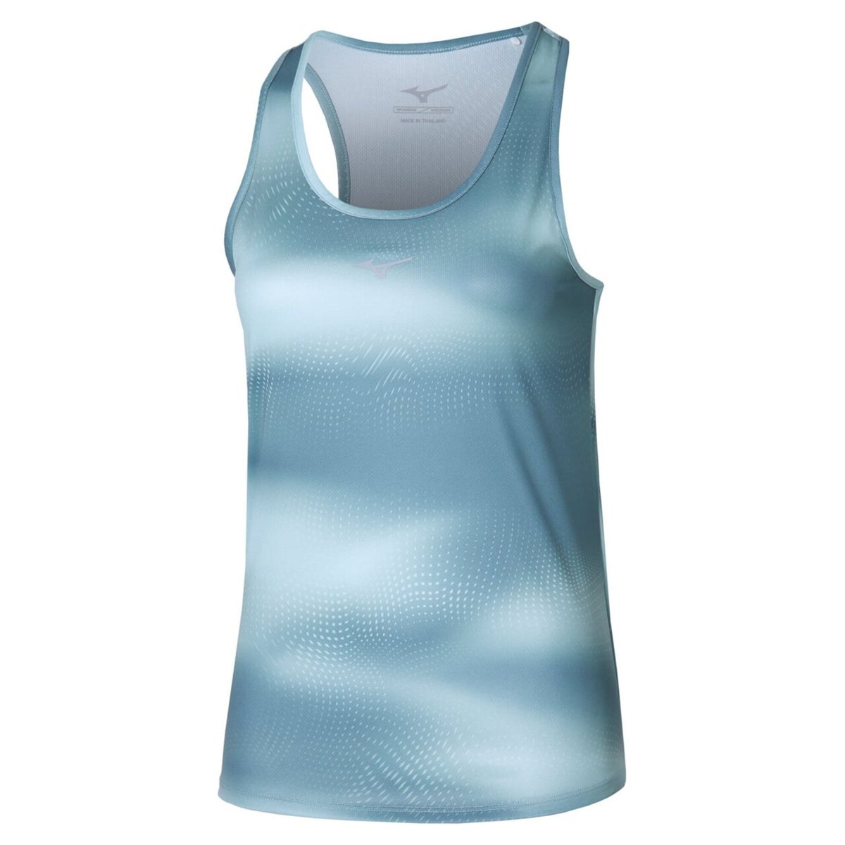 MIZUNO WOMENS CORE GRAPHIC TANK - SKYLIGHT