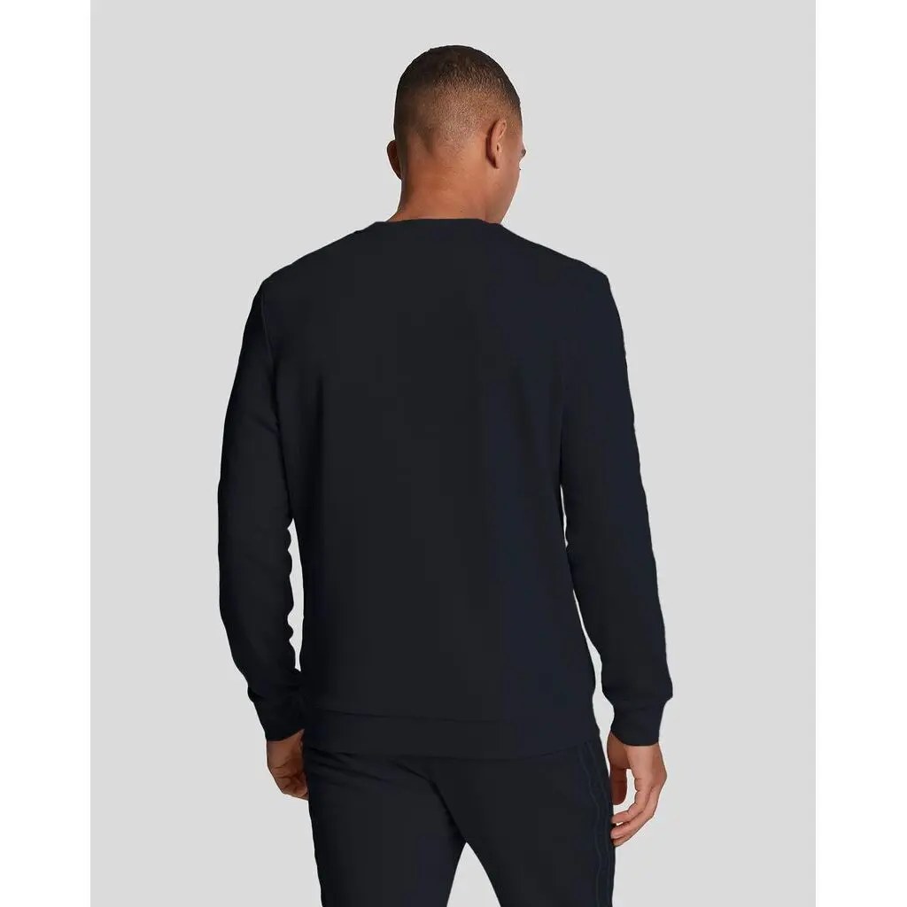 LYLE & SCOTT TAPE CREW NECK - DARK NAVY