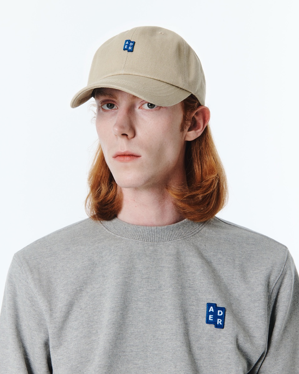 ADERERROR SIG BL TAG CAP 01 - OATMEAL