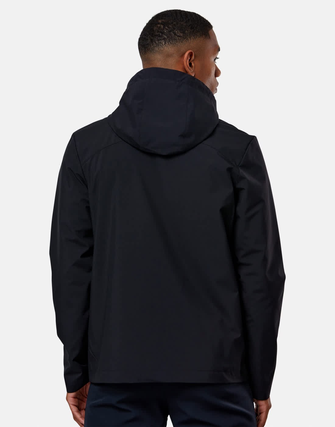 CASTORE FAI PLAYERS RAIN JACKET - CAVIAR