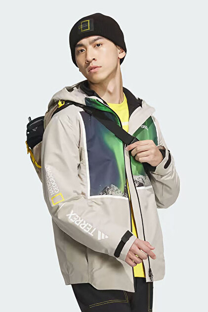 ADIDAS NAT.GEO RAIN.RDY JACKET      WONBEI/BLA L