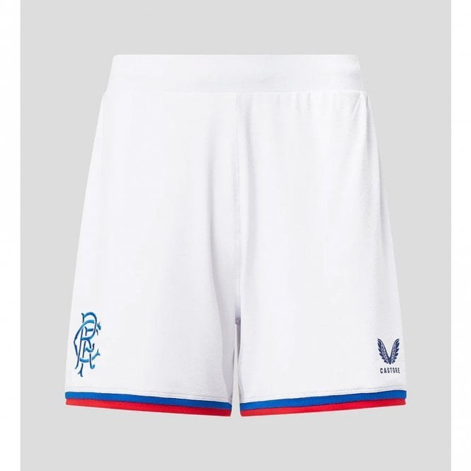 CASTORE RANGERS JUNIORS AWAY REPLICA SHORT - WHITE