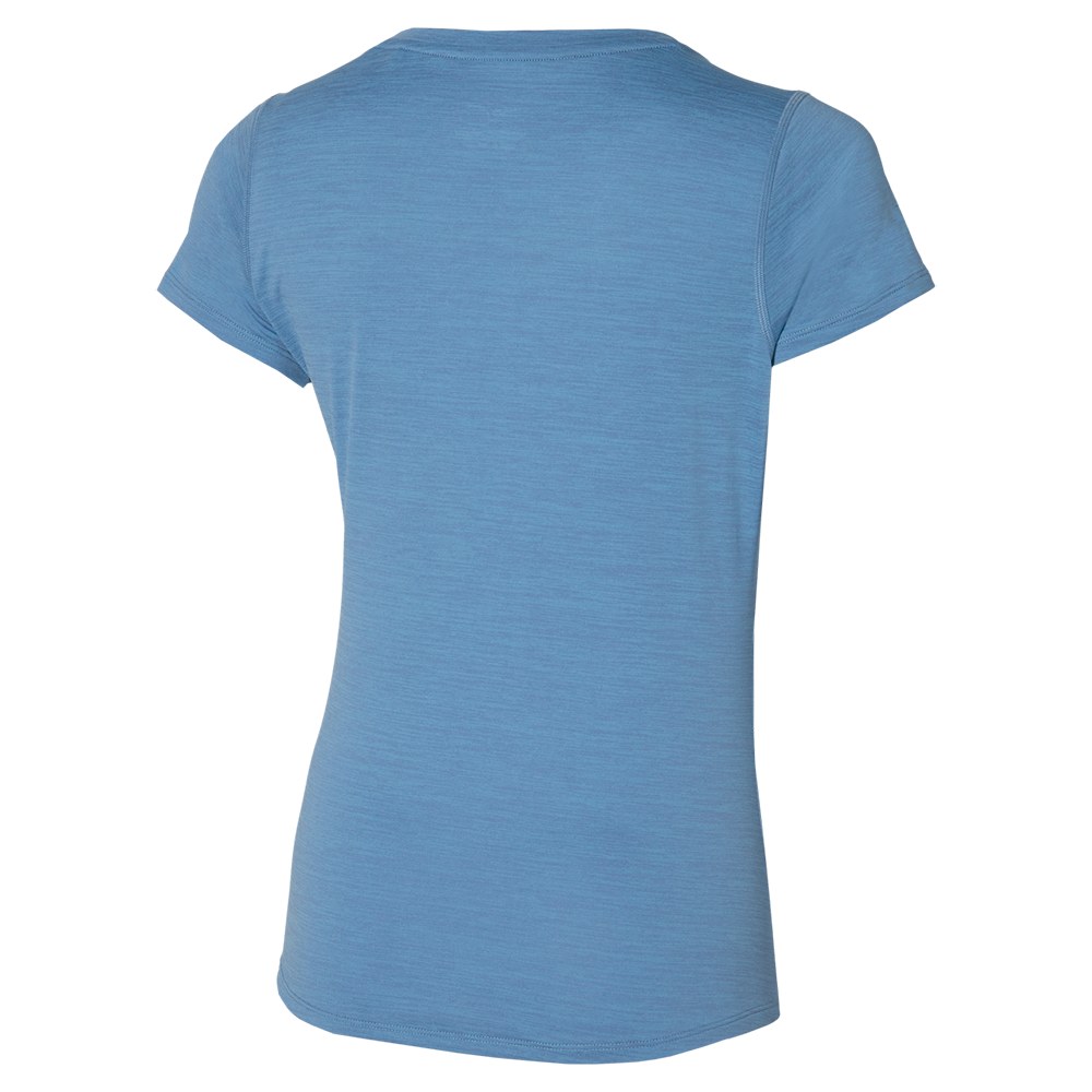 MIZUNO WOMENS IMPULSE CORE RB TEE - PARISIAN BLUE