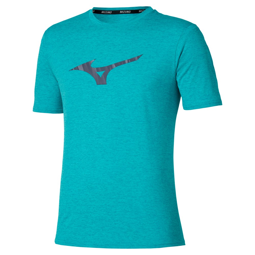 MIZUNO MENS CORE RUNBIRD SS TEE - CAPRI BREEZE