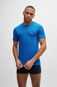 HUGO BOSS T-SHIRT 3P CLASSIC - MED BLUE/ PAST/ NAVY