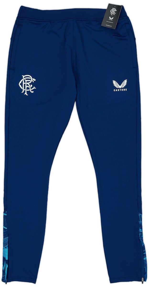 CASTORE RANGERS STADIUM PRINT TRAINING PANT - BLUE DEPTHS