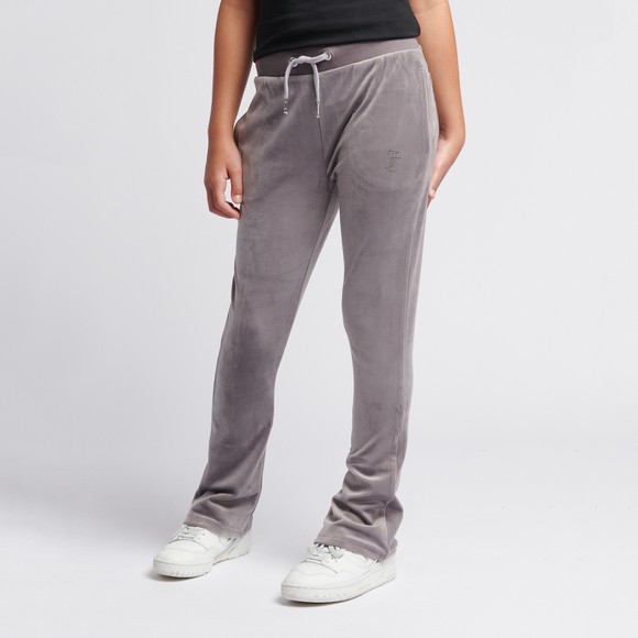 JUICY COUTURE DIAMANTE VELOUR BOOTCUT - RABBIT