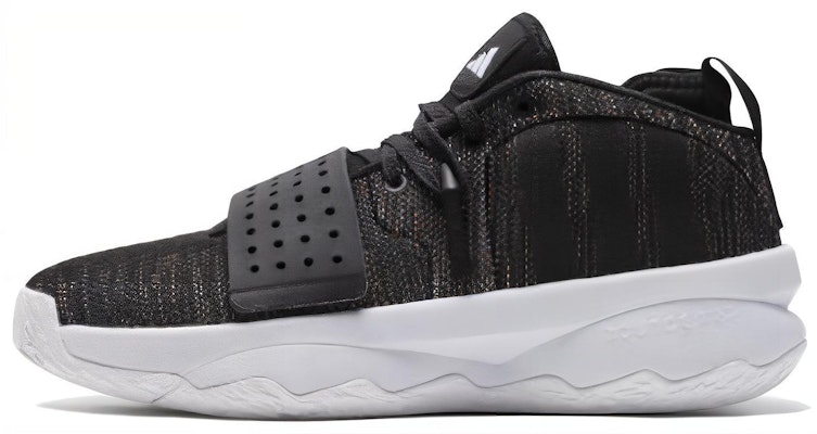 ADIDAS DAME 8 EXTPLY TRAINERS - BLACK/MULTI