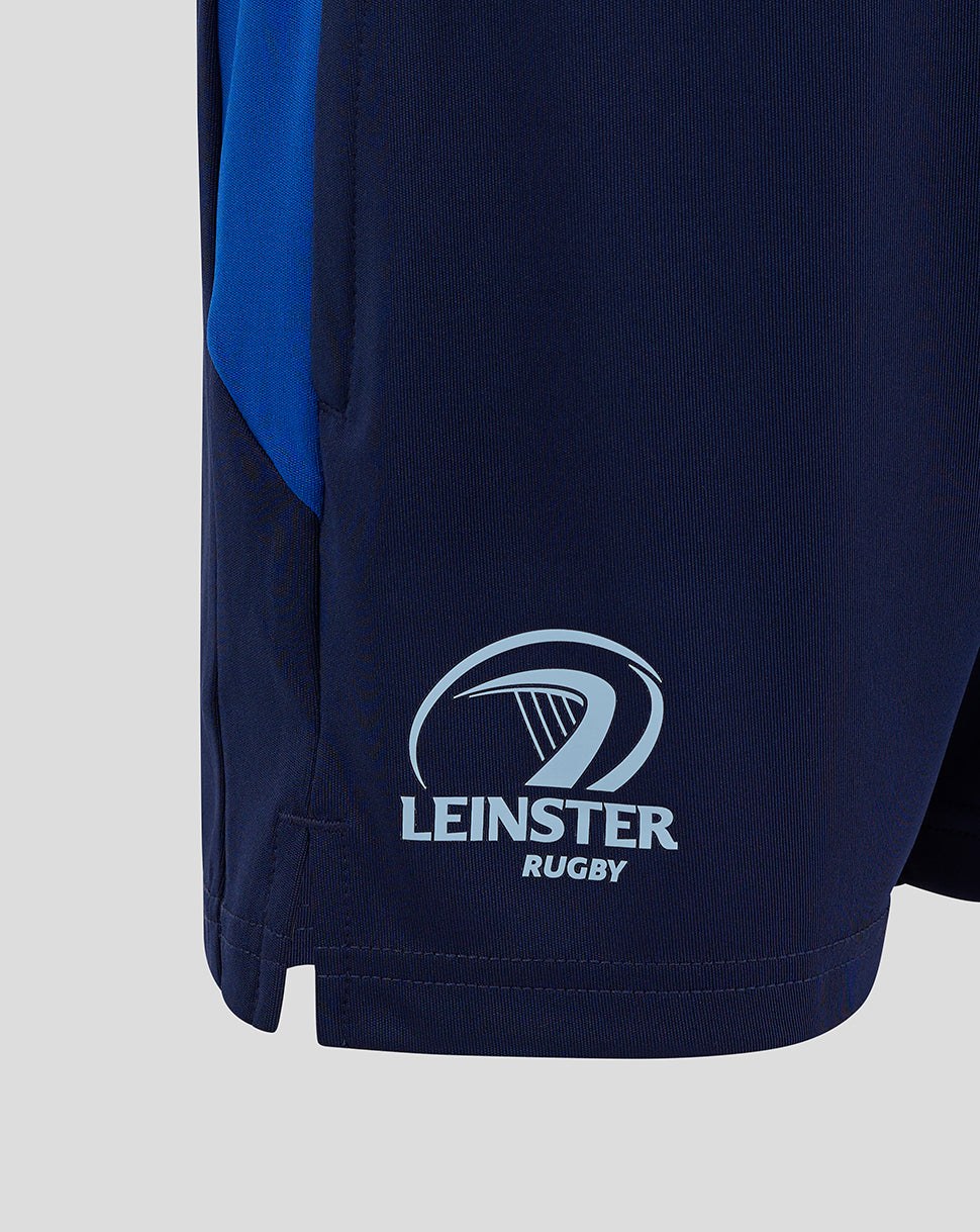 CASTORE LEINSTER PRO PLAYERS GYM TRAINING SHORT JUNIOR - PEACOAT/ SURF THE WEB