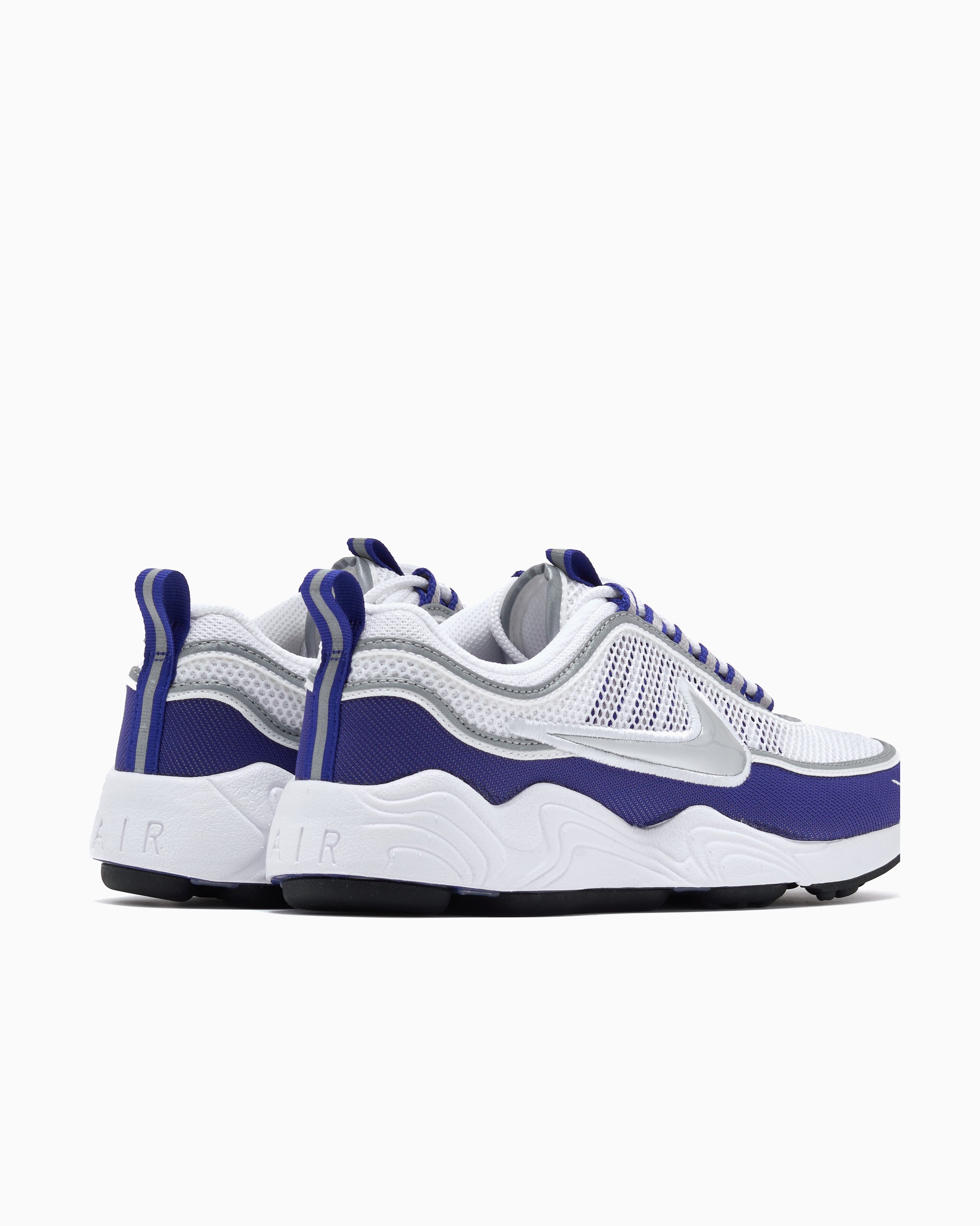 NIKE AIR ZOOM SPIRIDON SP TRAINERS - WHITE/METALLIC SILVER/LIGHT CONCORD