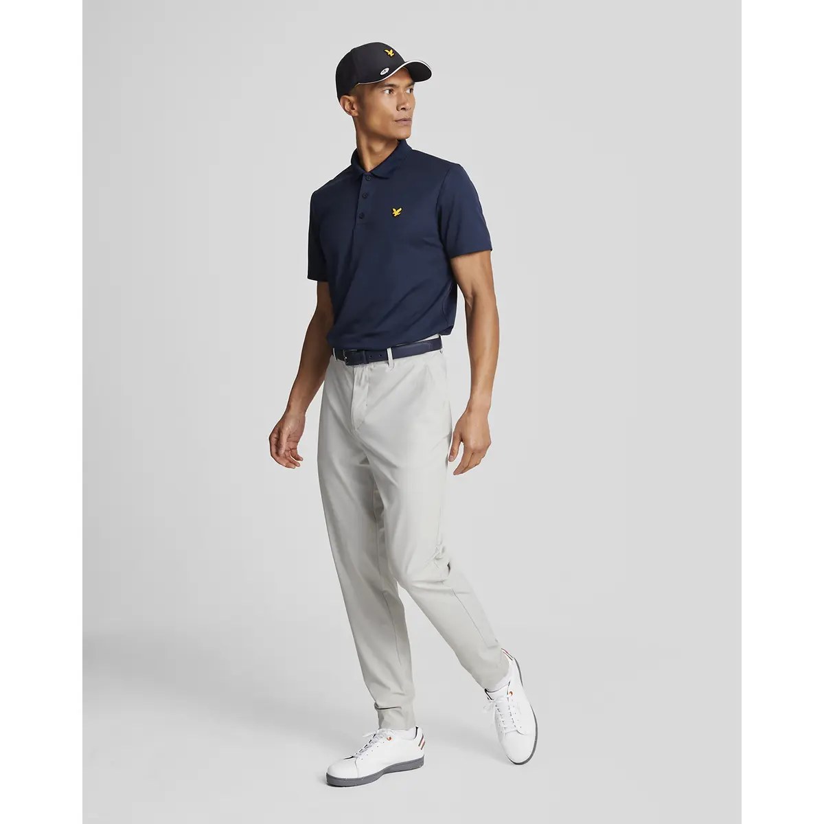 LYLE & SCOTT LIGHTWEIGHT GOLF TECH TRACKIES - PEBBLE