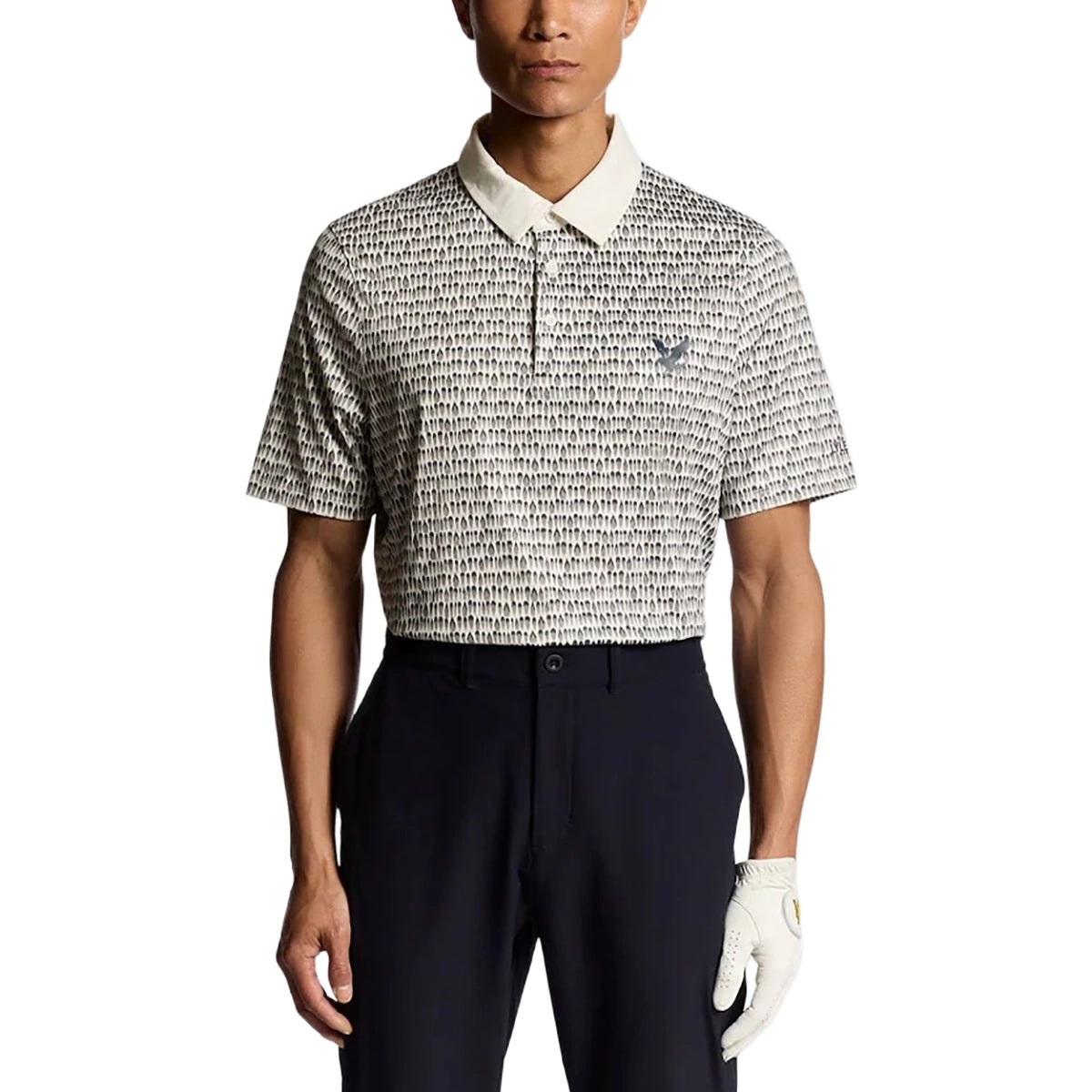 LYLE & SCOTT GOLF DIVOT POLO SHIRT - WHITE