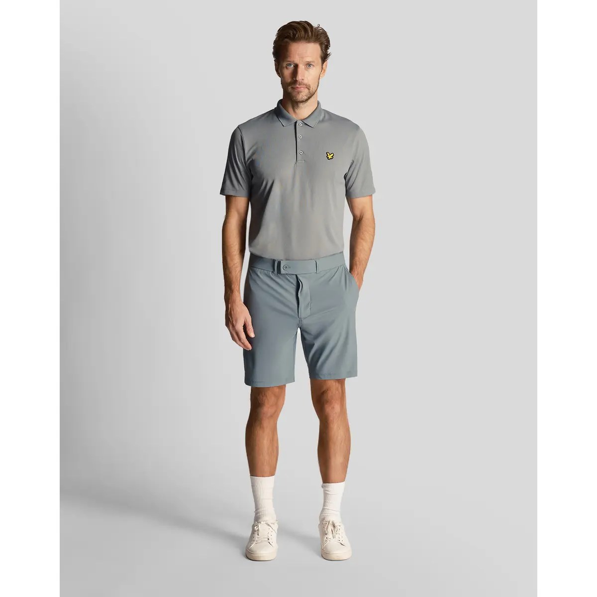 LYLE & SCOTT AIRLIGHT SHORTS - IRON BLUE