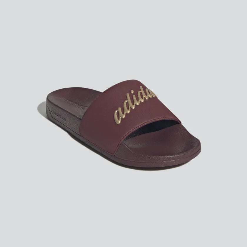 ADIDAS ADILETTE SHOWER SLIDE - BURGUNDY