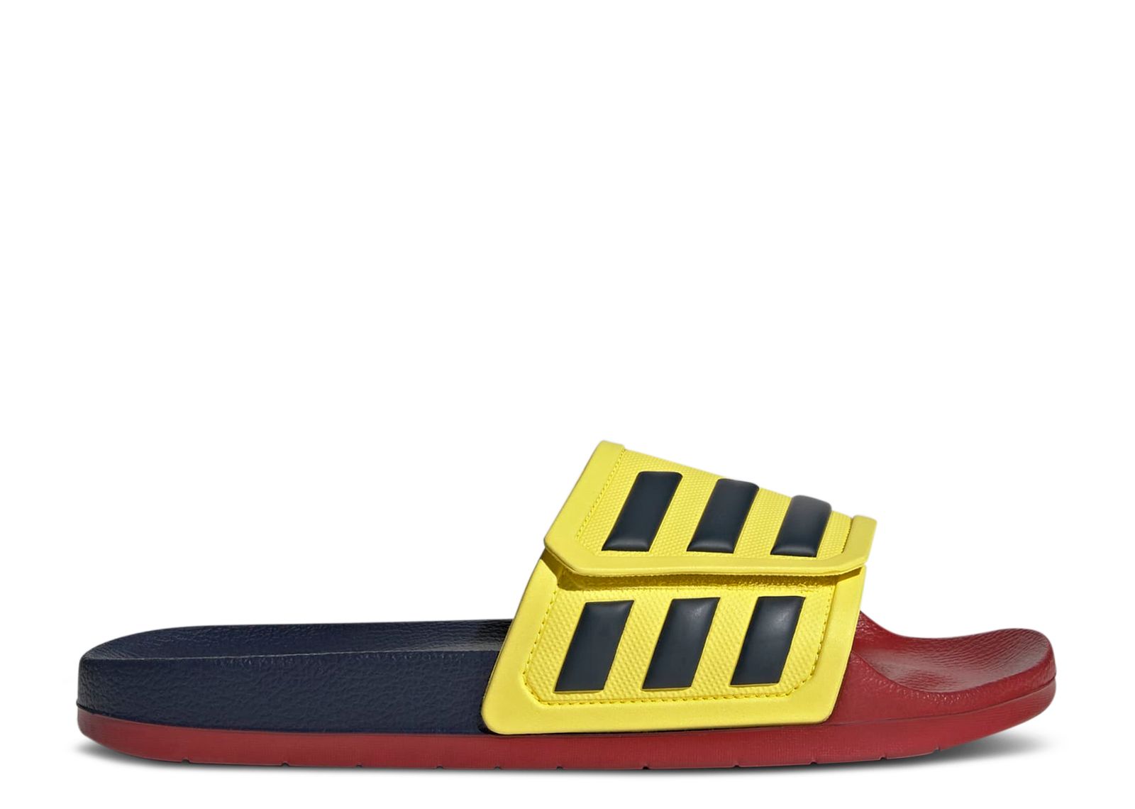 ADIDAS ADILETTE TND SLIDE - BRIGHT YELLOW/TEAM POWER RED/COLLEGIATE NAVY