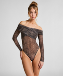 HUNKEMÖLLER KEISHA BODY LEOPARD - CAVIAR