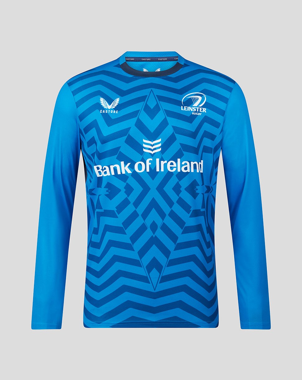 CASTORE LEINSTER LS TRAINING TEE MEN'S - IMPERIAL BLUE/ PEACOAT