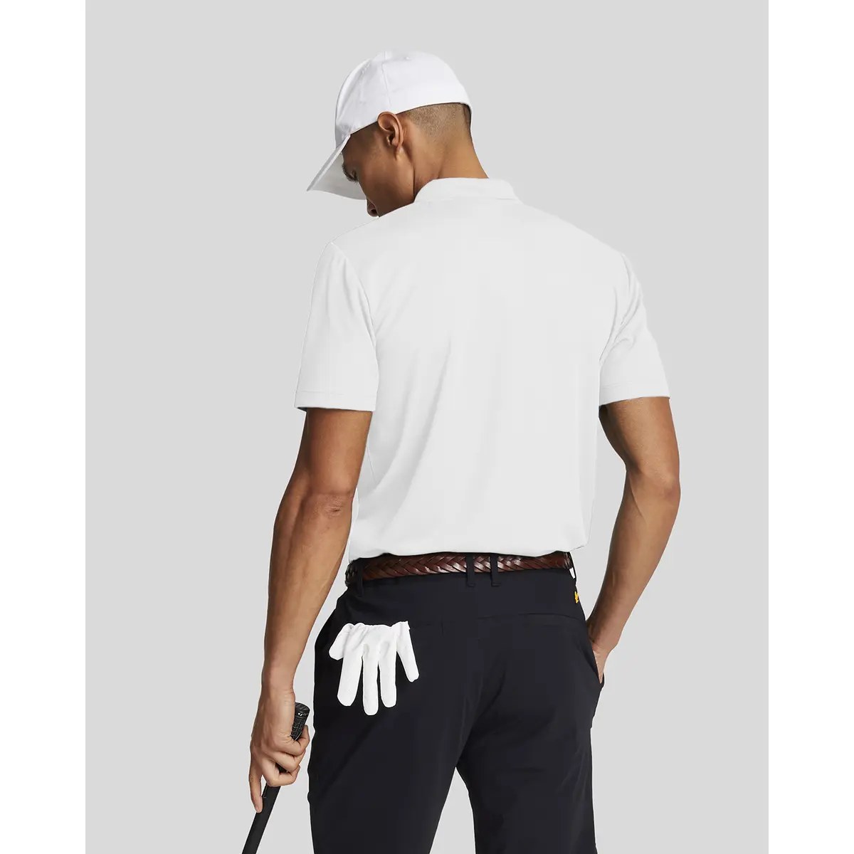 LYLE & SCOTT GOLF TECH POLO SHIRT - WHITE