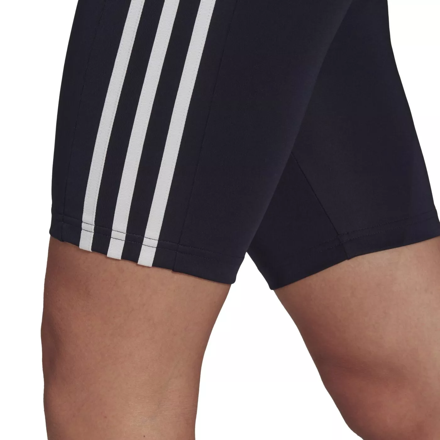 ADIDSA WOMENS 3-STRIPE  SHORT TIGHT         LEGINK/WHI