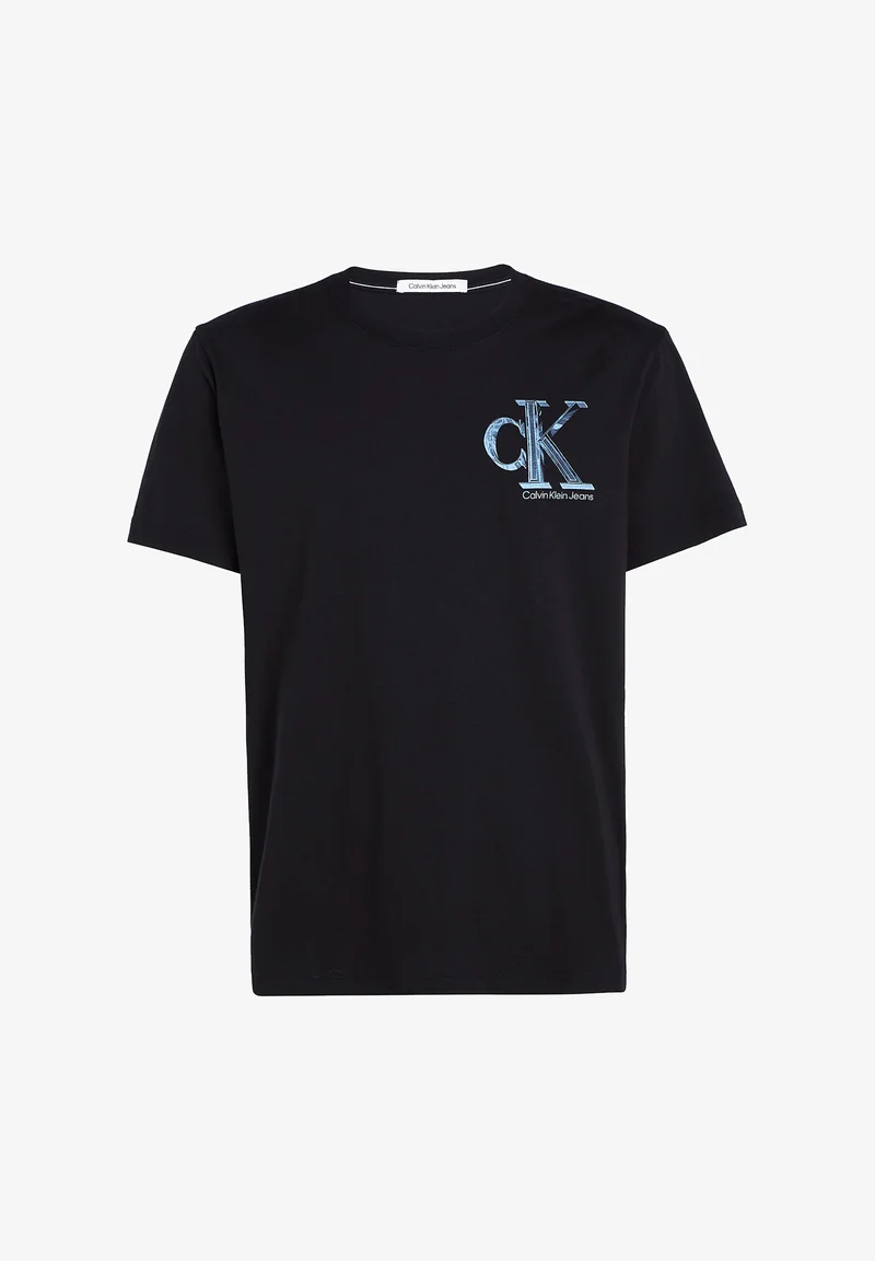 CALVIN KLEIN JEANS META MONOGRAM TEE - CK BLACK