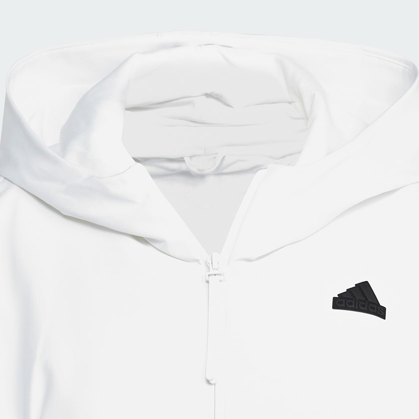 ADIDAS WOMENS  Z.N.E. WVN FULL ZIP     WHITE