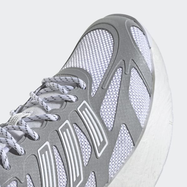 ADIDAS ADIZERO ARUKU TRAINERS - WHITE/SILVER METALLIC