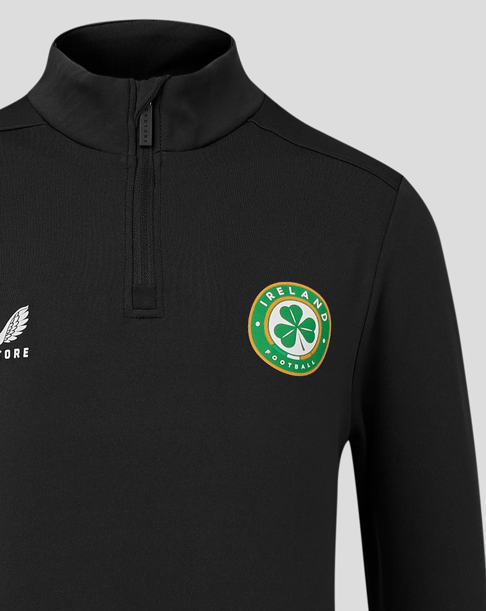 CASTORE FAI COACHES 1/4 ZIP MIDLAYER JUNIOR - CAVIAR