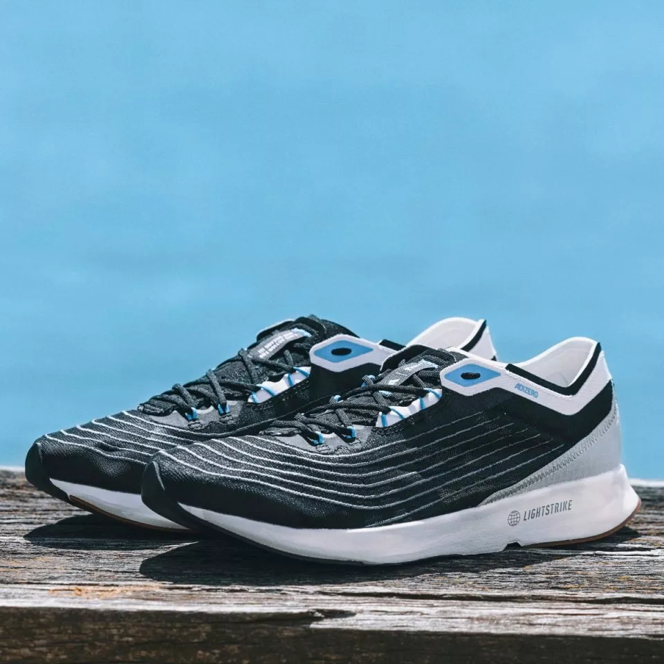 ADIDAS ADIZERO X PARLEY MENS RUNNING TRAINERS - CORE BLACK / GREY FIVE / PULSE BLUE