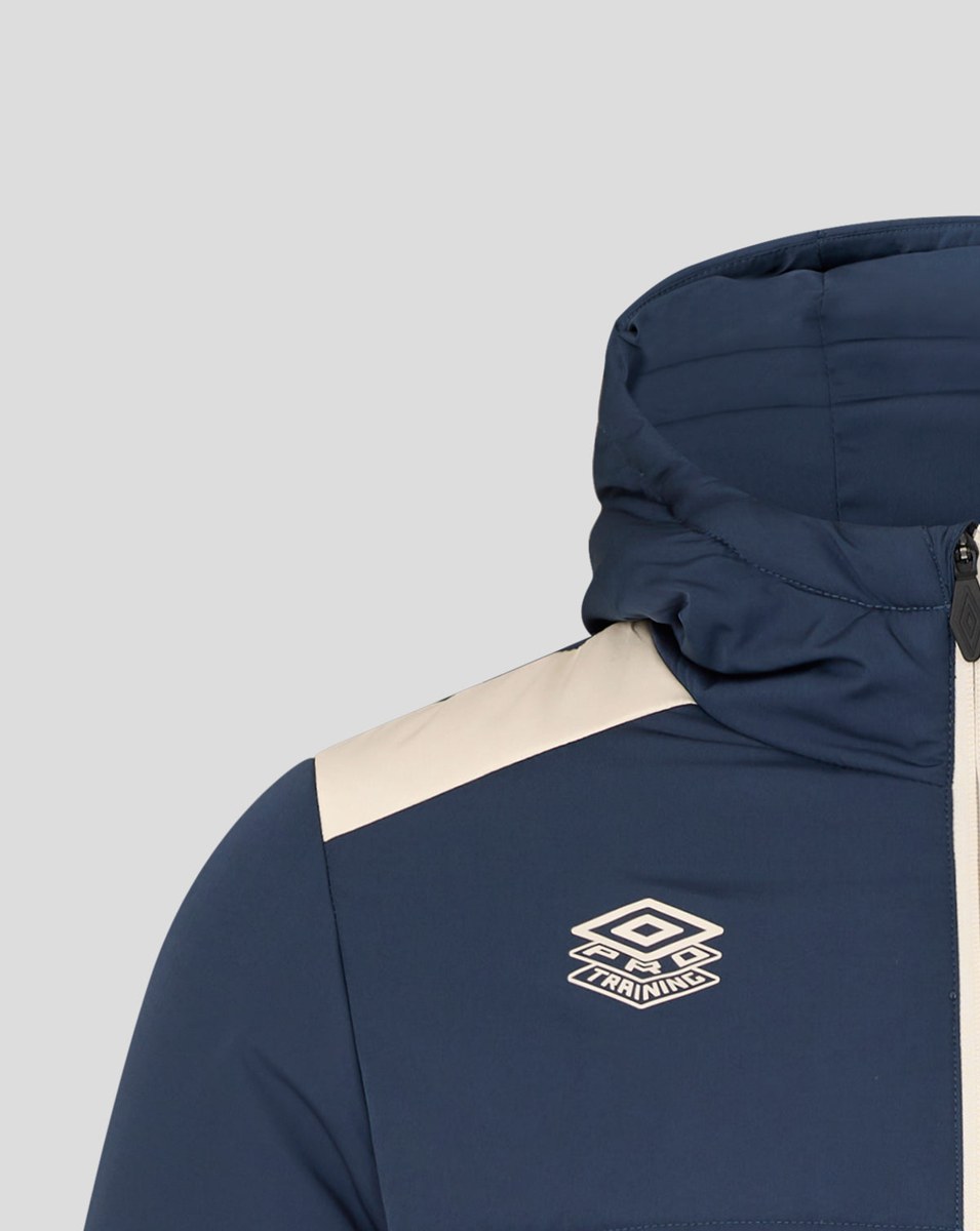 UMBRO WEST HAM 25/26 PRO TRAINING PADDED JACKET JUNIOR - SPELLBOUND / ECRU