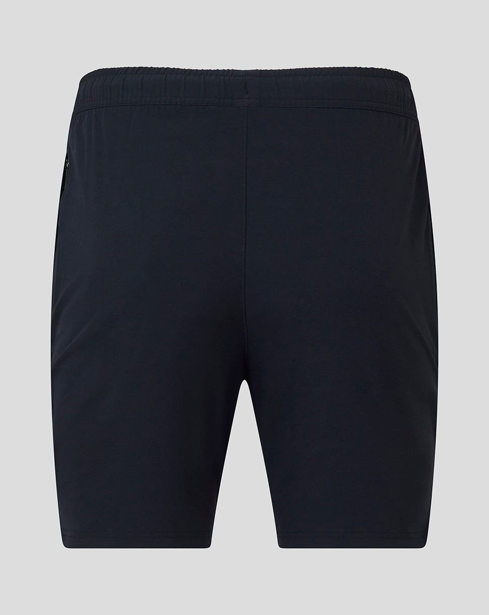 CASTORE FAI PLAYERS TRAVEL SHORTS - CAVIAR