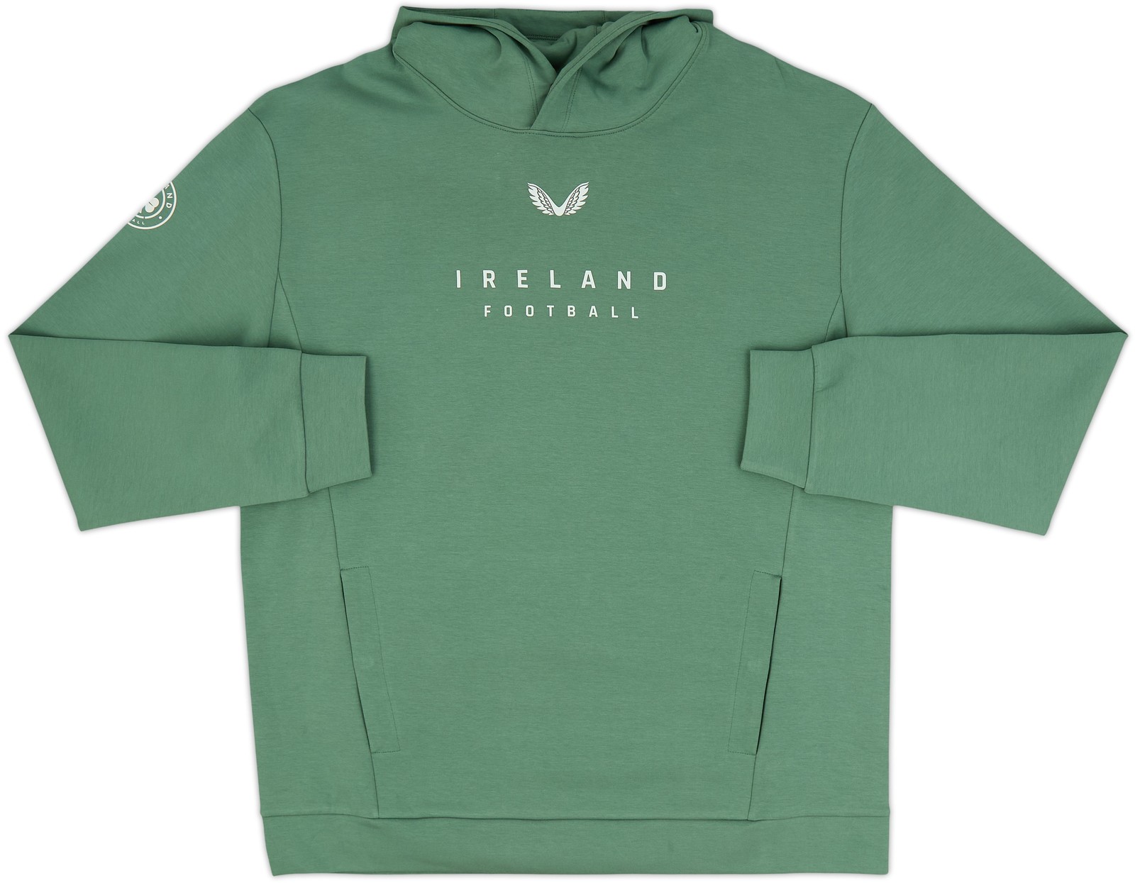 CASTORE FAI TRAVEL LOGO HOODY - DARK FOREST