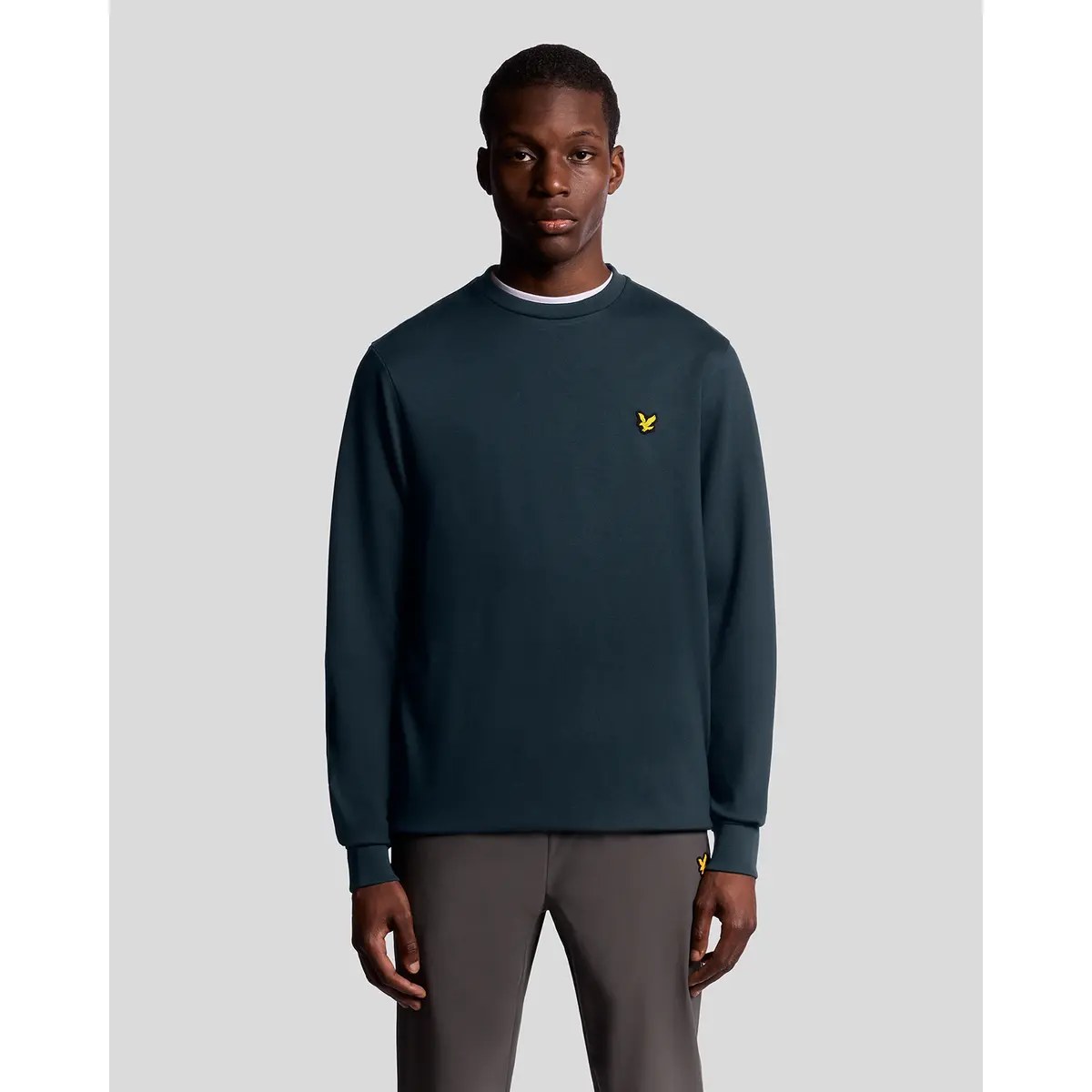 LYLE & SCOTT CREW NECK FLY FLEECE - DARK NAVY