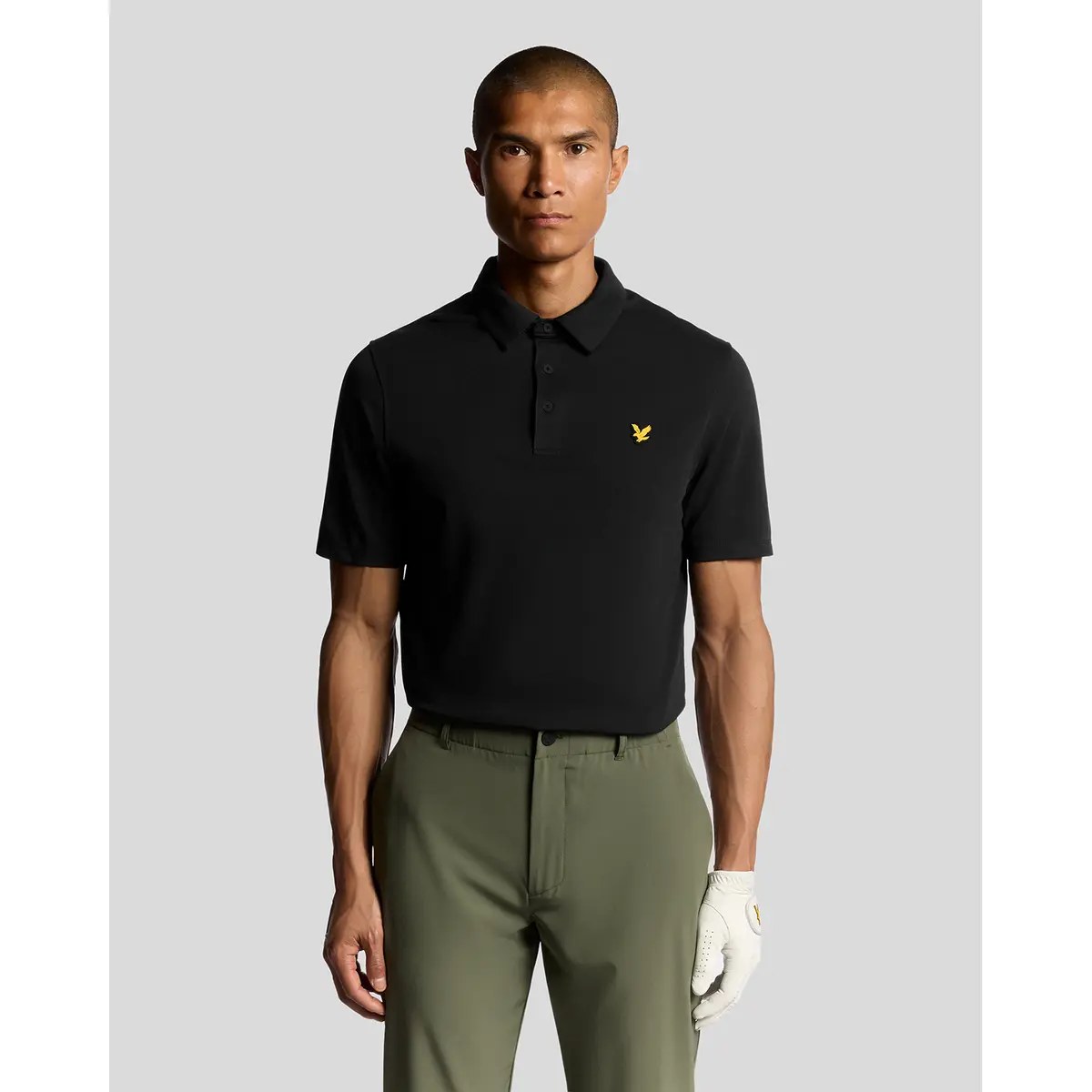 LYLE & SCOTT GOLF TOUR POLO SHIRT - JET BLACK
