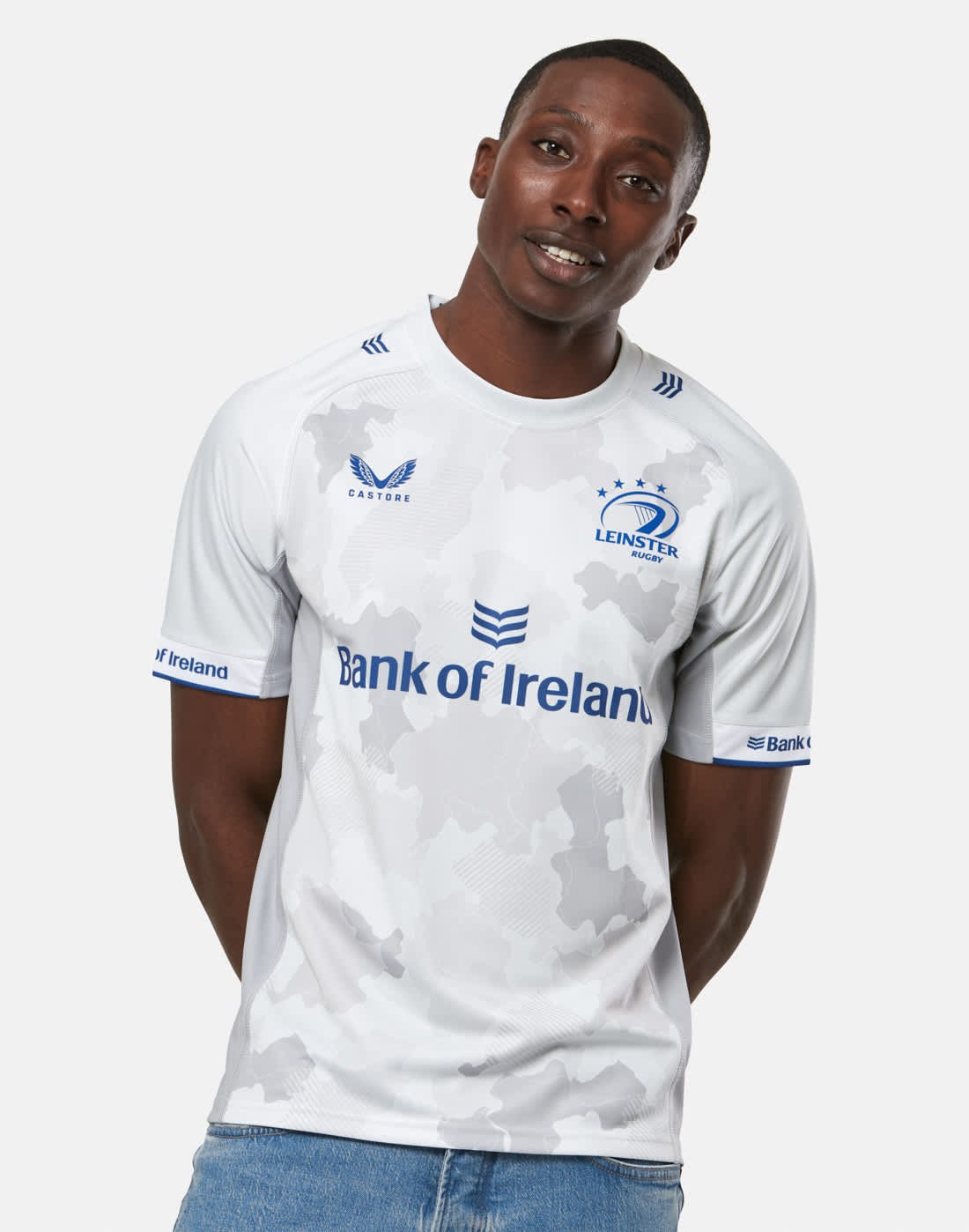 CASTORE LEINSTER REPLICA AWAY JERSEY MEN'S - NIMBUS CLOUD/ MIRAGE GREY
