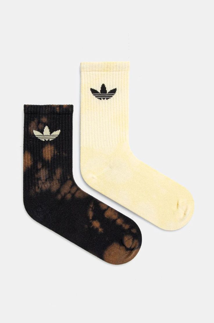 ADIDAS ORIGINALS MENS 2 PACK ACID WASH SOCKS