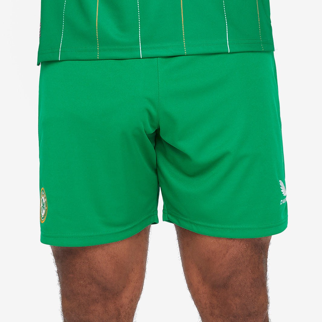 CASTORE FAI REPLICA HOME SHORT JUNIOR - JOLLY GREEN, BRILLIANT WHITE