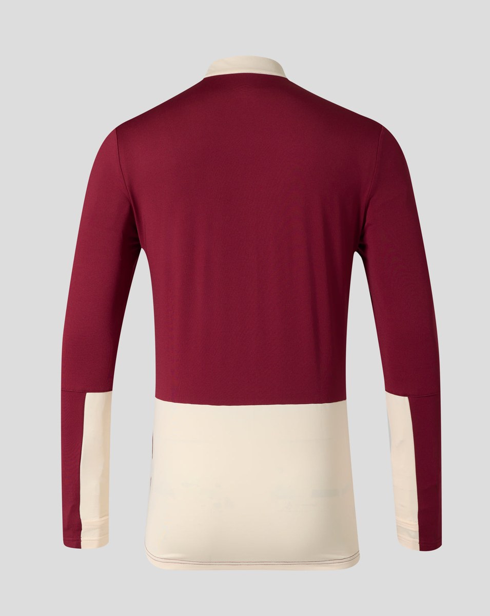 UMBRO WEST HAM 25/26 PRO TRAINING MIDLAYER TOP - RHODODENDRON / ECRU