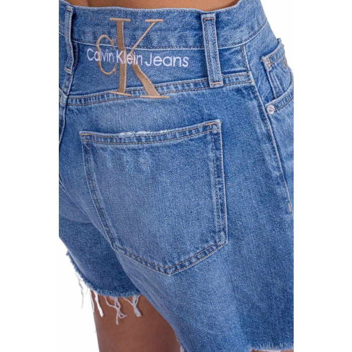 CALVIN KLEIN JEANS W MOM SHORT - DENIM MEDIUM