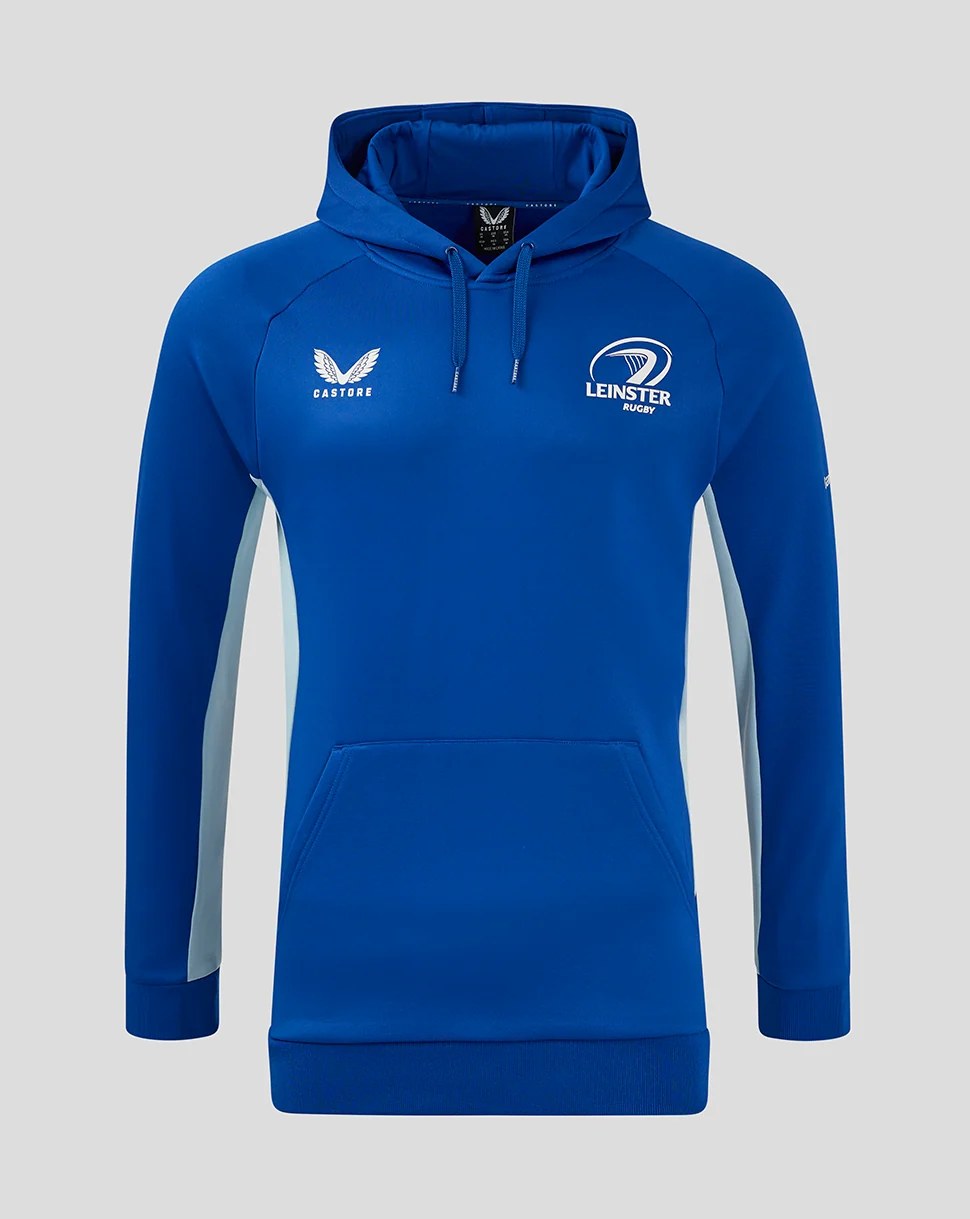 CASTORE LEINSTER PRO PLAYERS OTH HOODY - SURF THE WEB/ CERULEAN