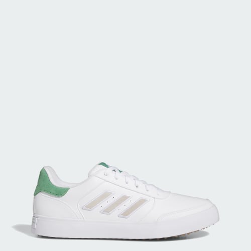 ADIDAS RETROCROSS 24 GOLF SHOES - CLOUD WHITE/PRELOVED GREEN