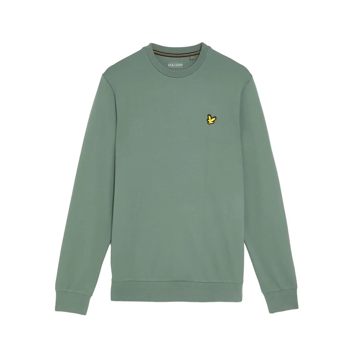 LYLE & SCOTT CREW NECK FLY FLEECE - SILVER PINE