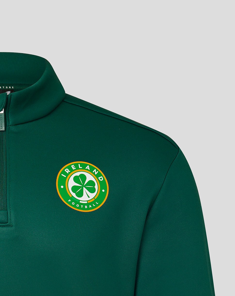 CASTORE FAI PLAYERS BRUSHED BACK 1/4 ZIP MIDLAYER WOMENS - BOTANICAL GARDEN