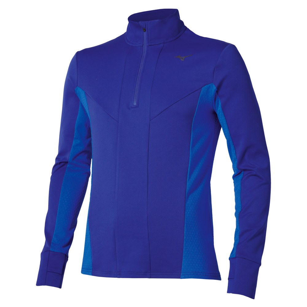 MIZUNO ACTIVE WARM HALF ZIP RUNNING TOP LS(M) - SODALITE BLUE