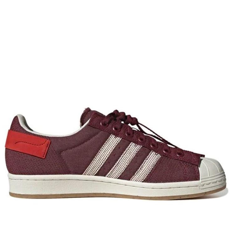ADIDAS MENS ORIGINALS SUPERSTAR PARLEY TRAINERS - SHADOW RED